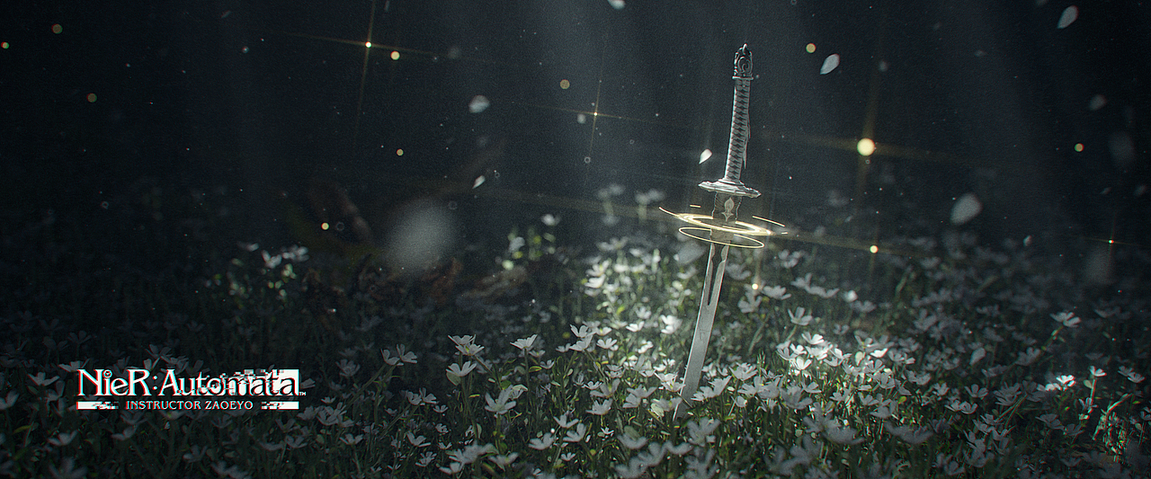 NieR:Automata 风格图（图ZMzE4MDM4NTY4） - 场景 - 站酷设计师SHADOW_2049原创素材 - 站酷ZCOOL