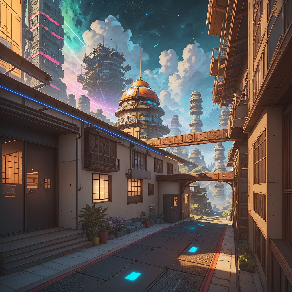 幻想城（图ZMzQyNTU0MzI4） - AI作品 - 站酷设计师守望者777原创素材 - 站酷ZCOOL