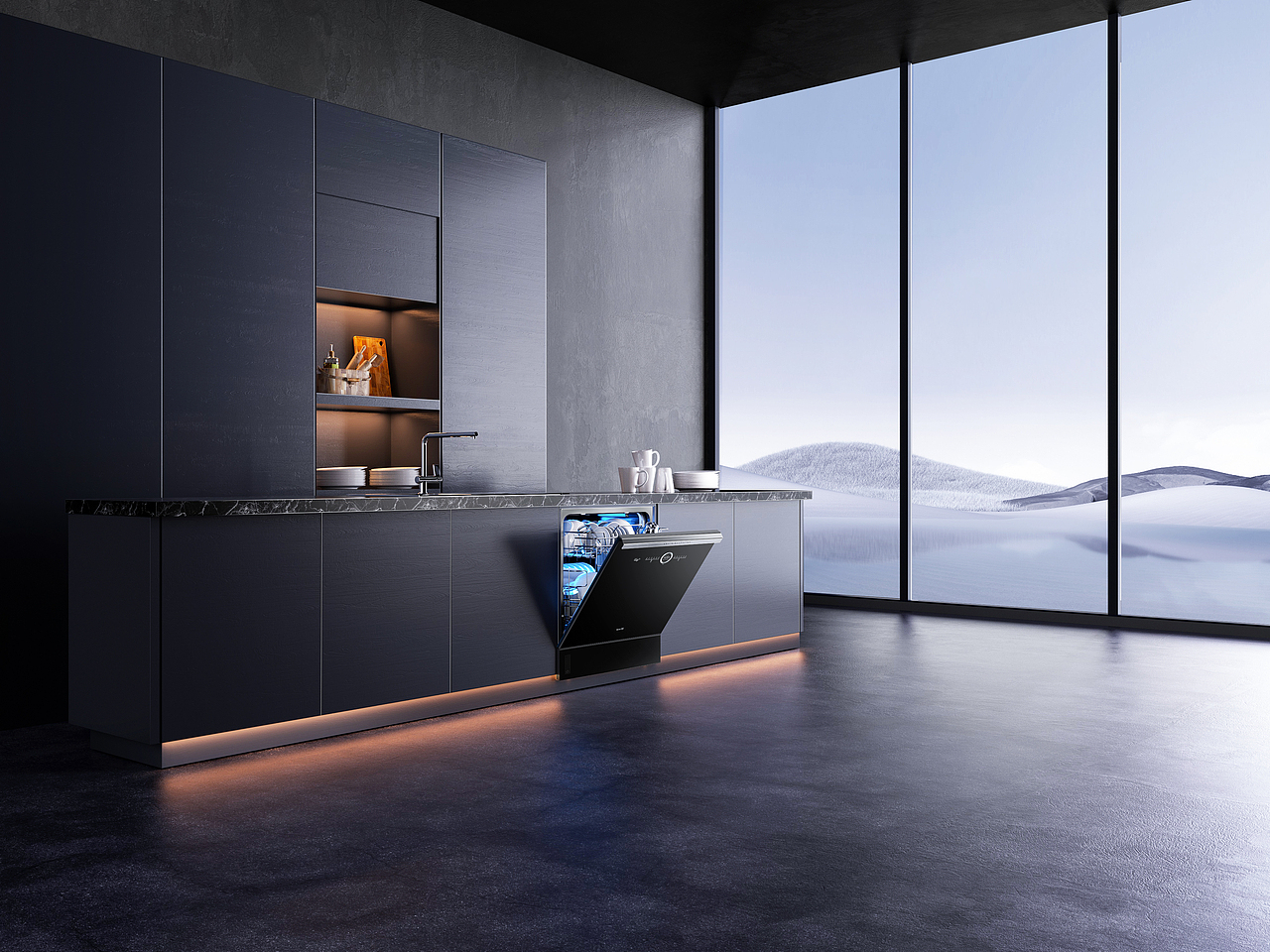 华帝洗碗机场景渲染（图ZMzI2ODQ1NzQw） - 电商 - 站酷设计师水饺打酸甜原创素材 - 站酷ZCOOL