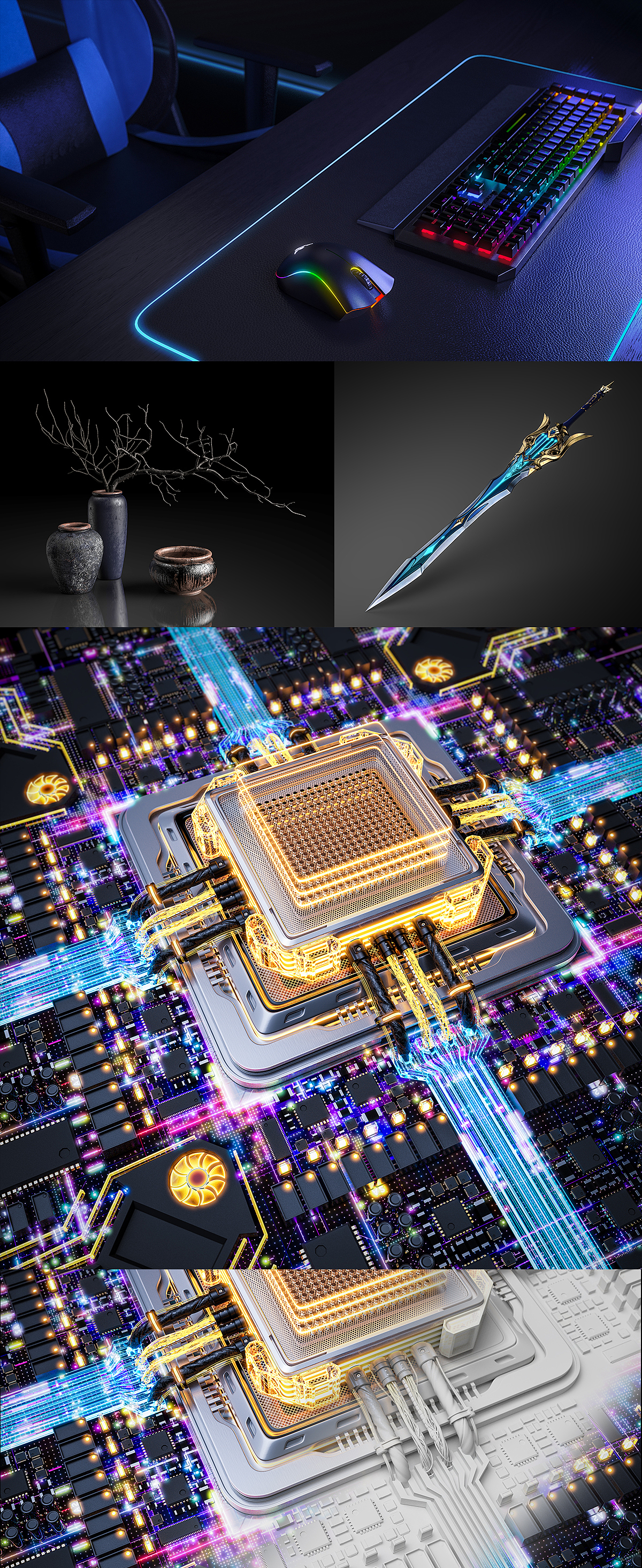 【2023年渲染合集】--渲染系列之五金篇（图ZMzU3MTU0MTky） - 产品 - 站酷设计师antes原创素材 - 站酷ZCOOL