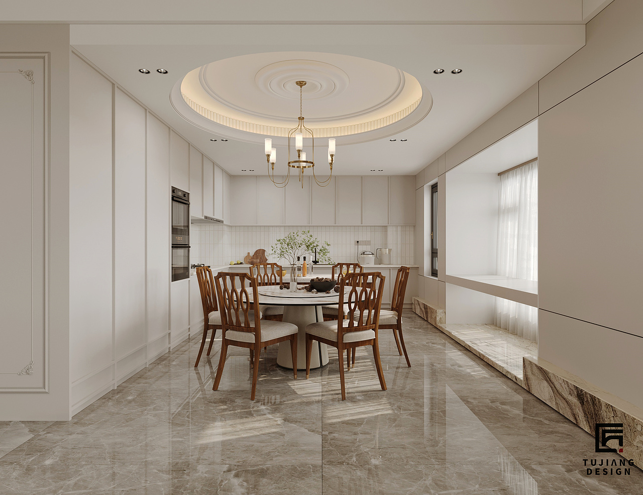 轻法式装修,优雅与设计并存!