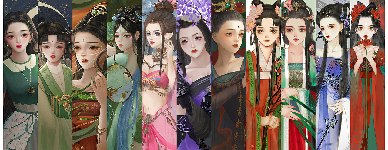 上半年小合集（图ZMzExMDM2Mzg4） - 商业插画 - 站酷设计师小园春时原创素材 - 站酷ZCOOL