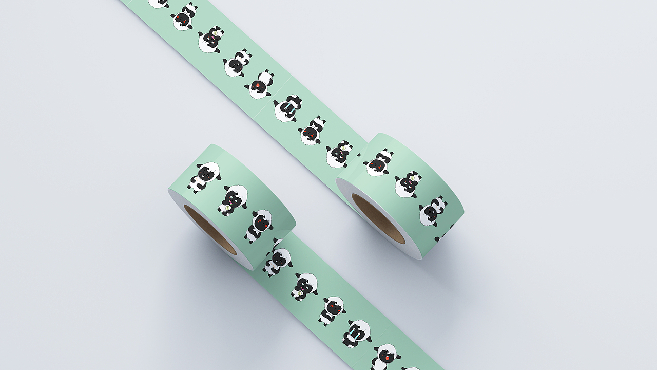 黑羊多乐IP卡通吉祥物设计