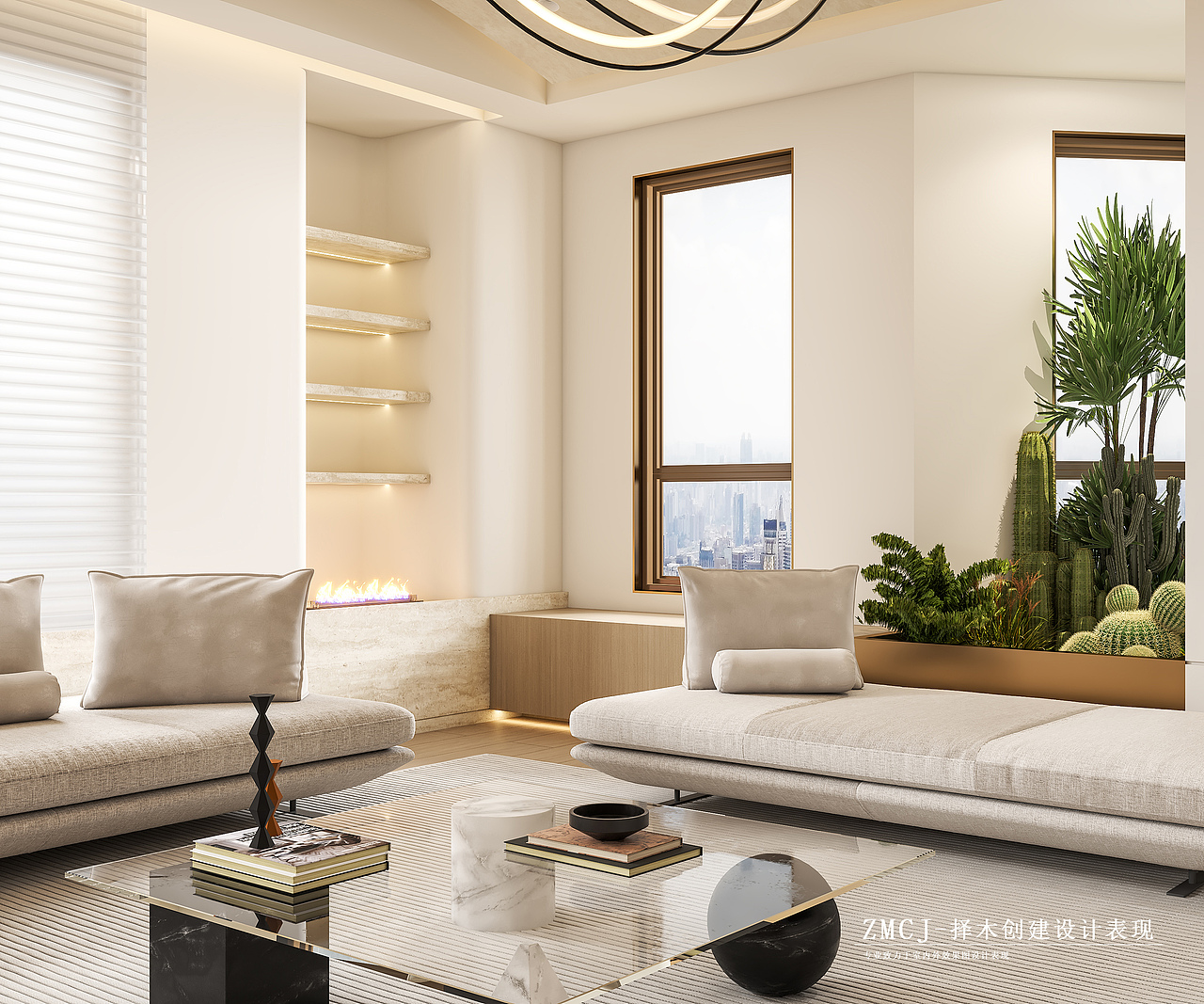 超有设计感的现代异形吊顶的客餐厅（图ZMzY2MTM0MDY0） - 家装设计 - 站酷设计师柒柒效果图原创素材 - 站酷ZCOOL