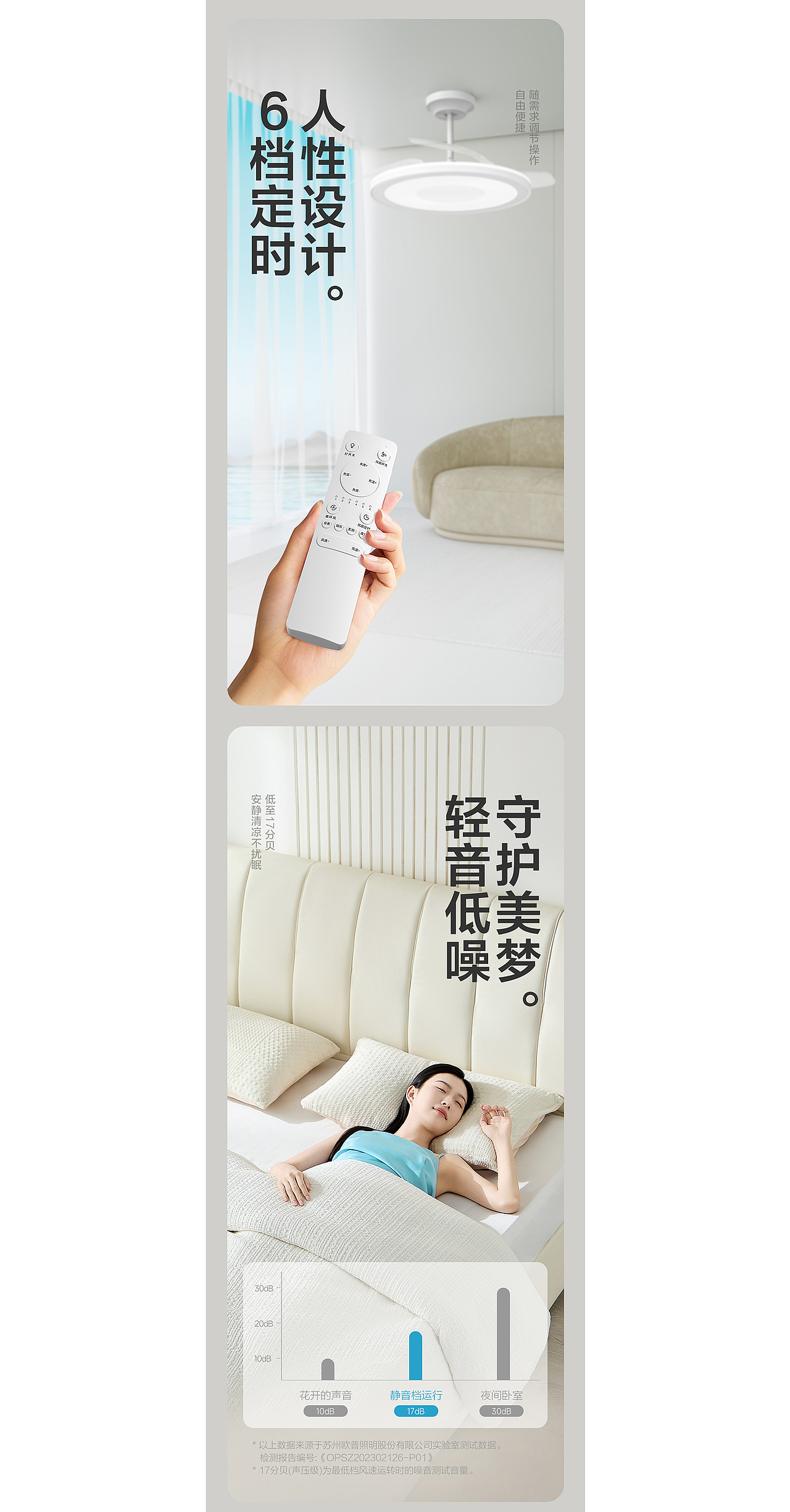 OPPLE全光谱风扇灯详情设计（图ZMzU4NDE5MDY4） - 产品 - 站酷设计师汲光炫影原创素材 - 站酷ZCOOL