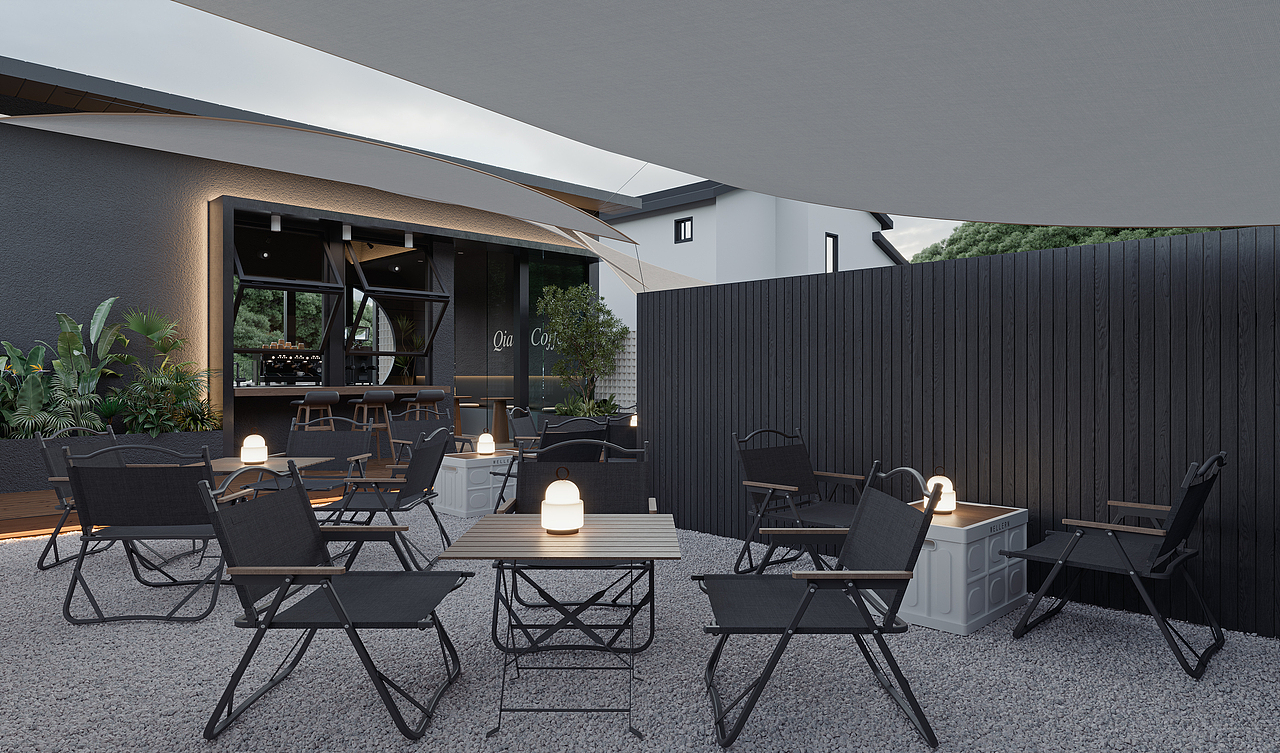 咖啡馆+露营（图ZMzA5OTE1Njc2） - 酒店餐饮设计 - 站酷设计师八千李路云和月原创素材 - 站酷ZCOOL