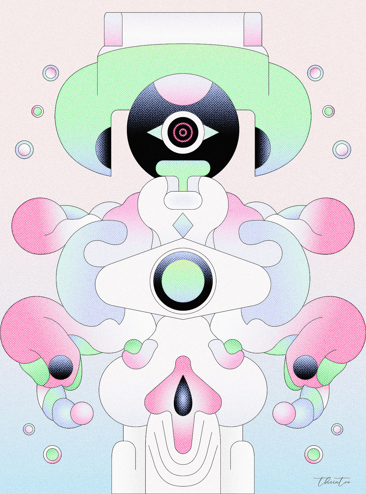 矢量怪兽插画 | Vector monster vol.3