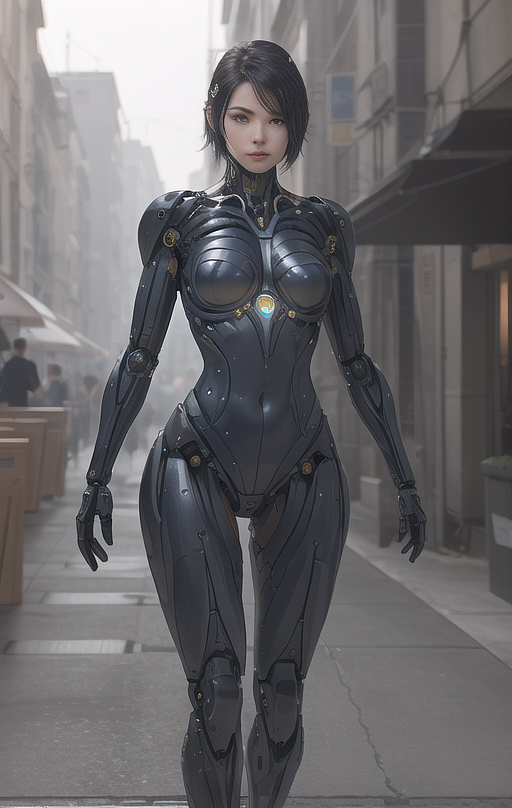 未来机器人（图ZMzQxMzU2Njg4） - AI作品 - 站酷设计师LUO络绎原创素材 - 站酷ZCOOL