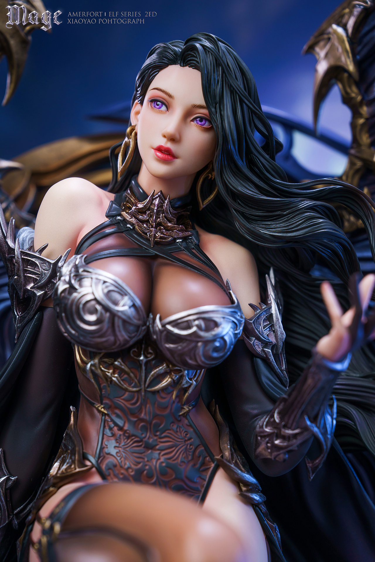 精灵系列《Mage》雕像摄影