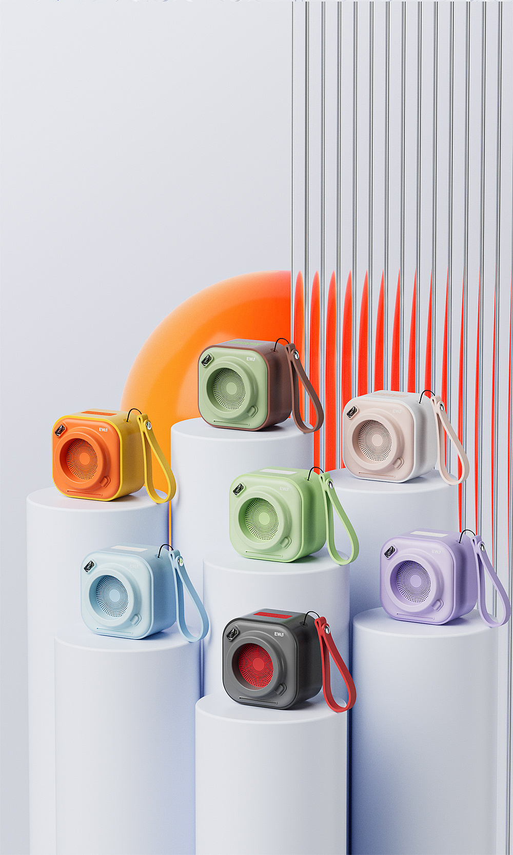 蓝牙音箱渲染合集