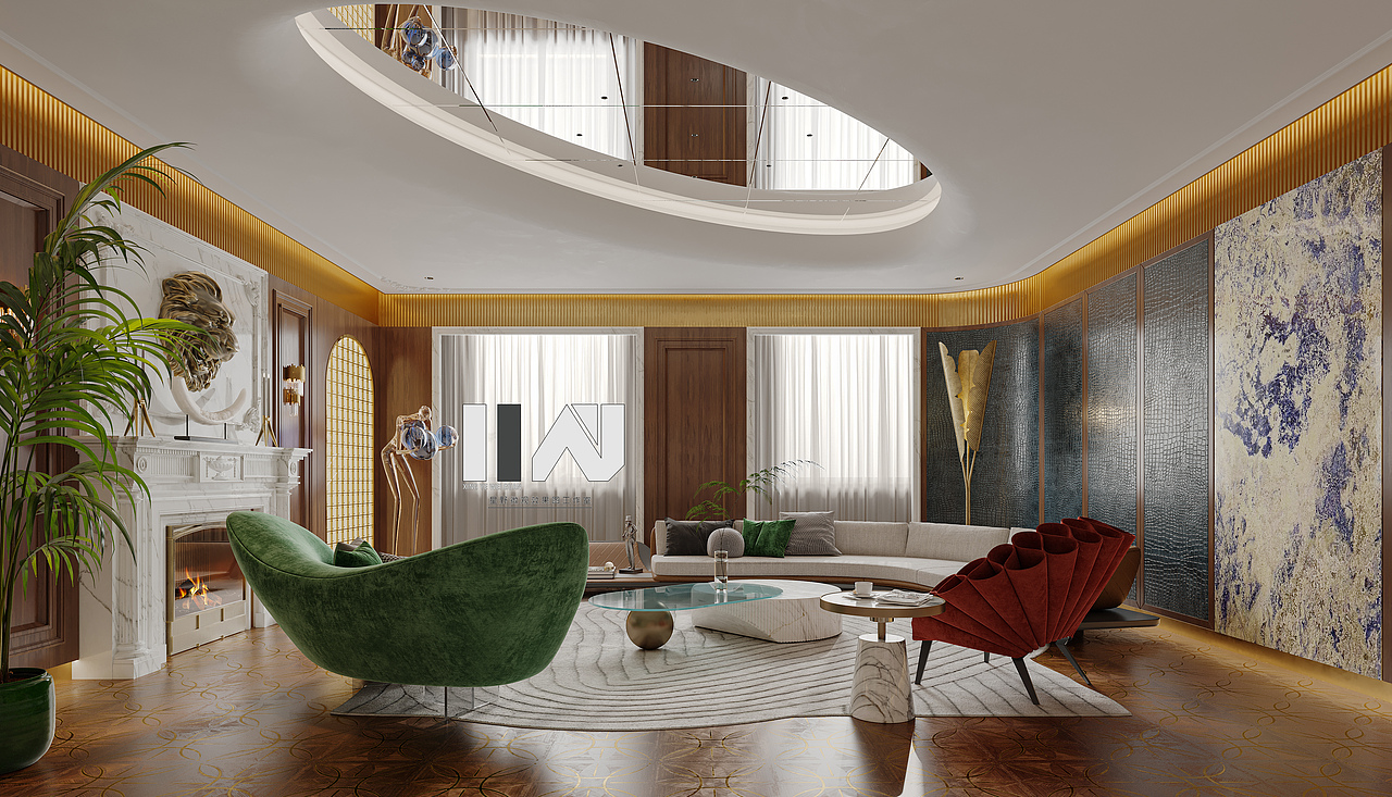 顶奢-钟鼓馔玉（图ZMzQyODE3ODk2） - 家装设计 - 站酷设计师星野视界表现原创素材 - 站酷ZCOOL