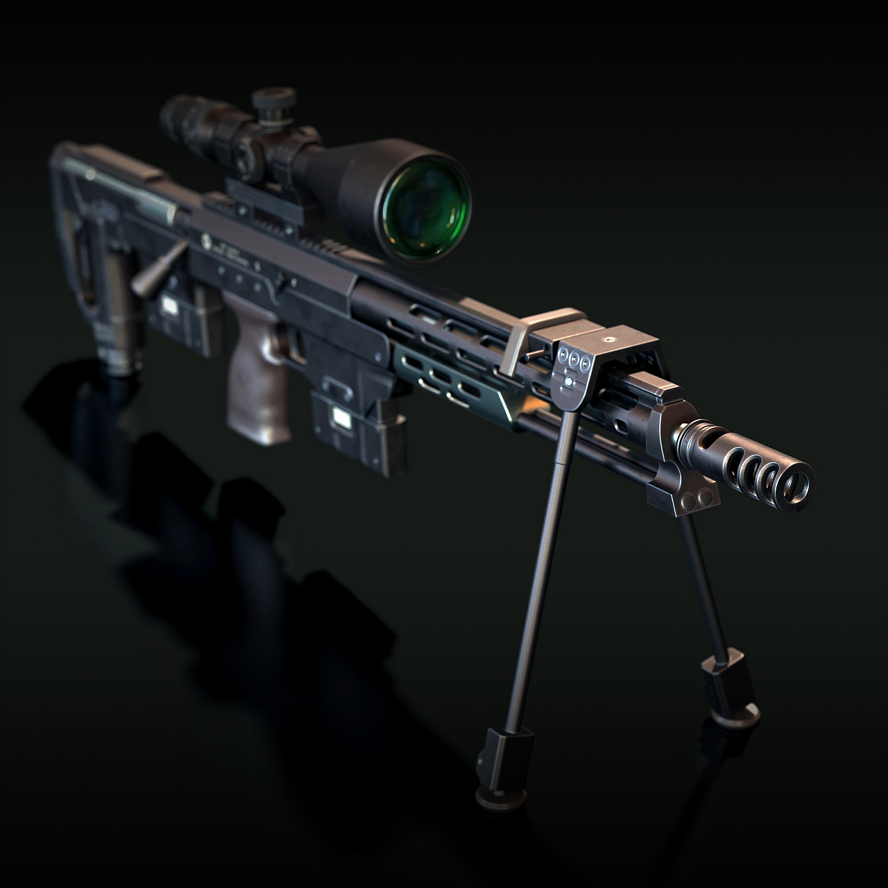 DSR-1狙击步枪(3D模型)（图ZMzI4MzE4NTcy） - 其他工业/产品 - 站酷设计师老虎子原创素材 - 站酷ZCOOL
