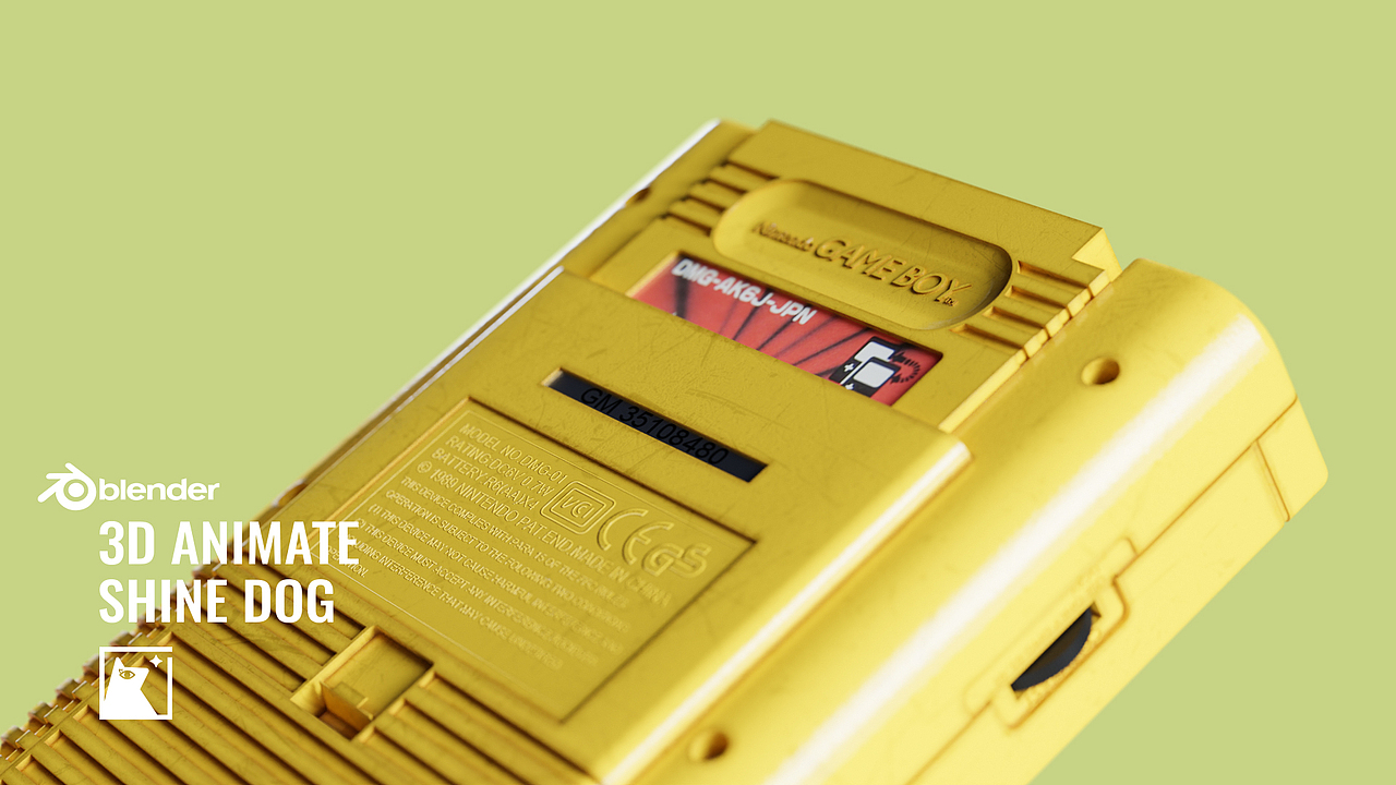 【blender】产品动画 Gameboy（图ZMzI0NDU2Mjc2） - 产品 - 站酷设计师sssssshinedog原创素材 - 站酷ZCOOL