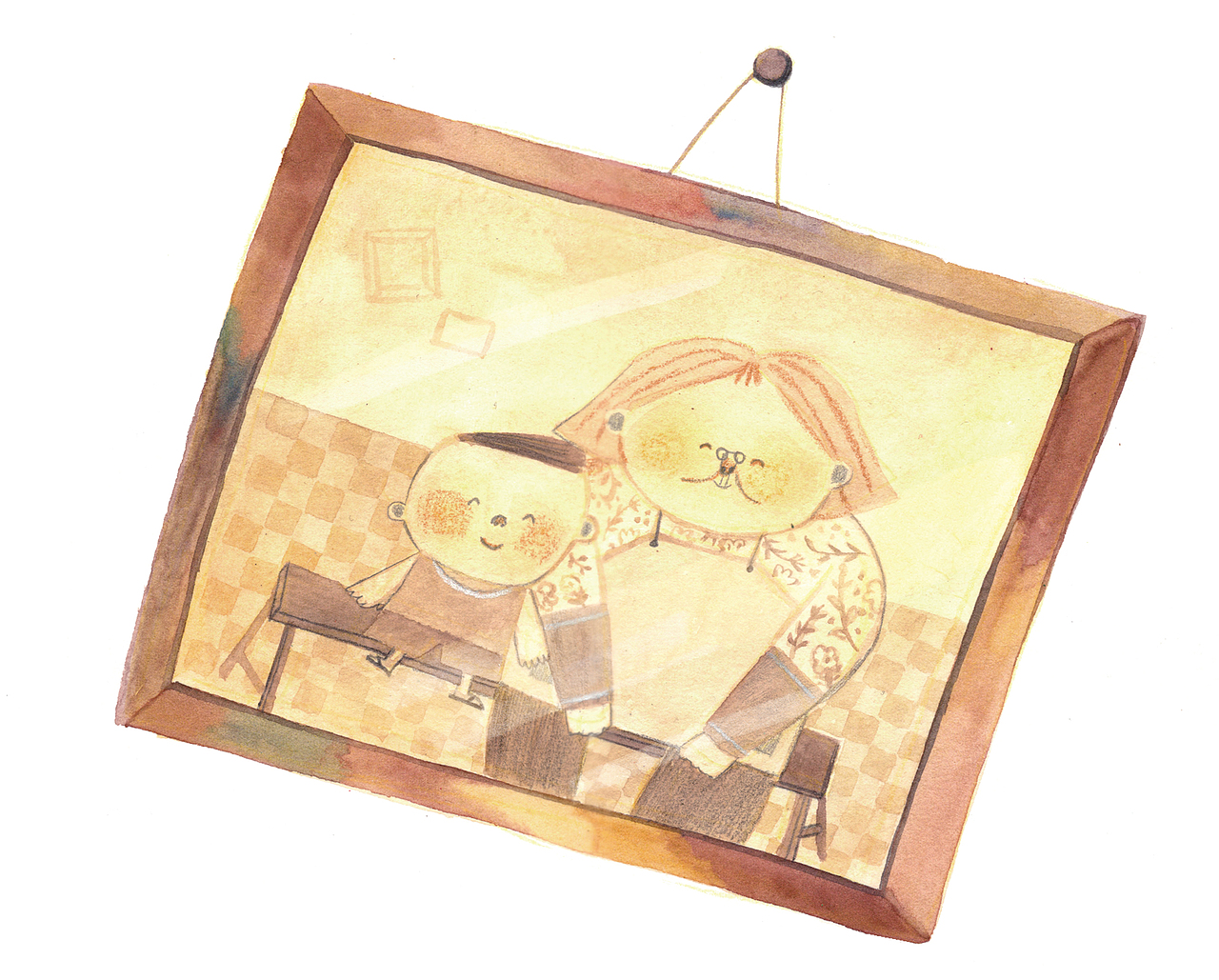 一些《仔仔想外婆》绘本内页分享（图ZMzQ2NTIzODYw） - 儿童插画 - 站酷设计师贰叁叁233原创素材 - 站酷ZCOOL