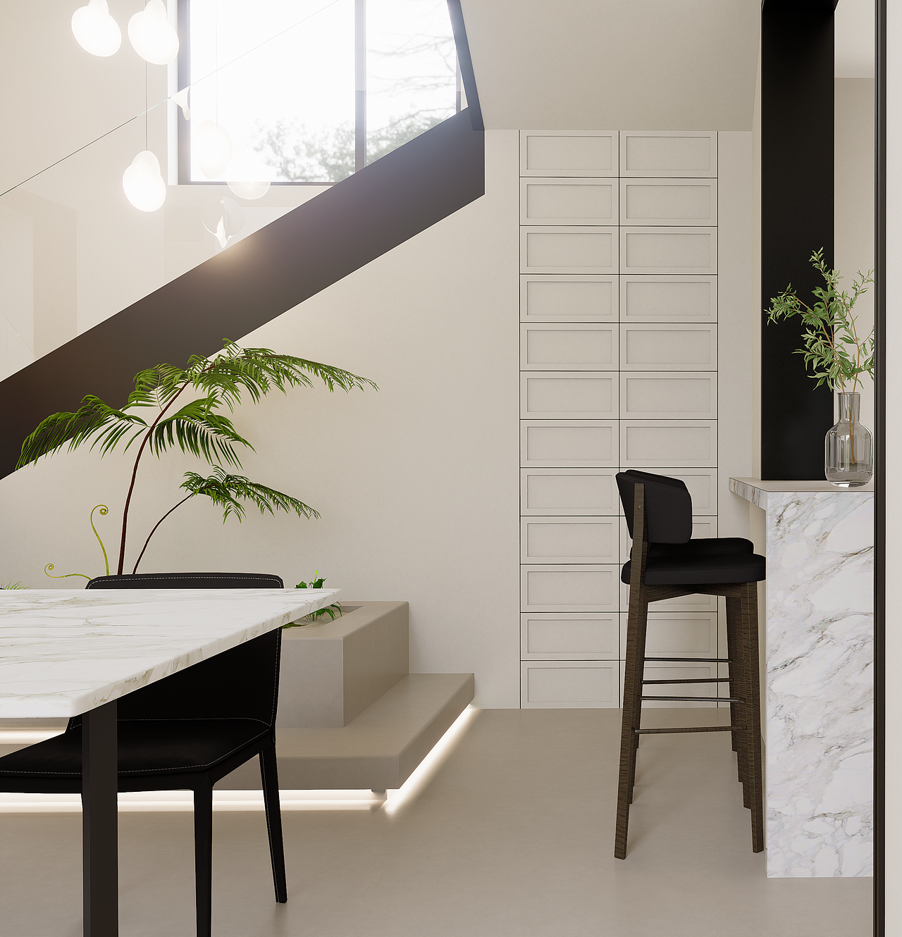 现代风格别墅客厅