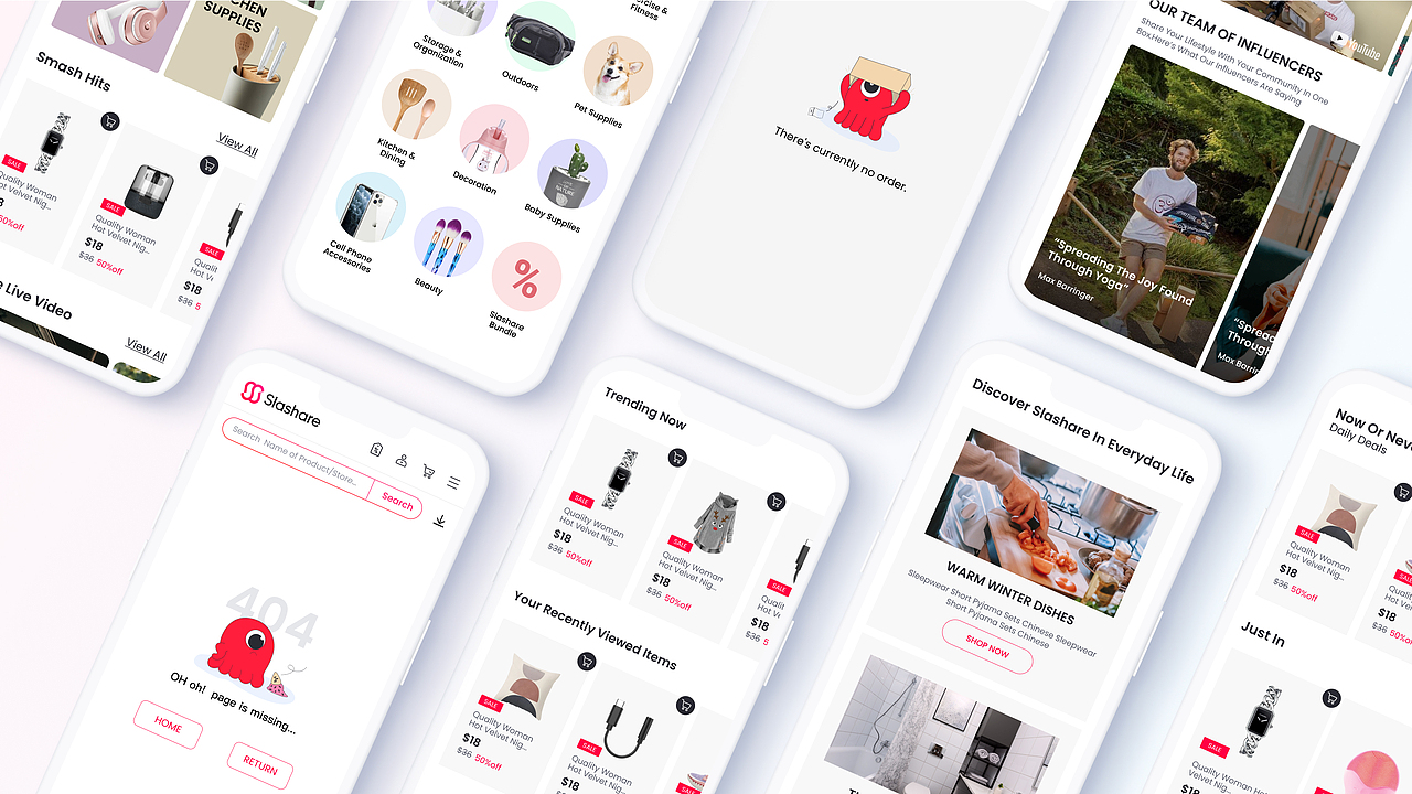 UI设计作品-跨境电商平台