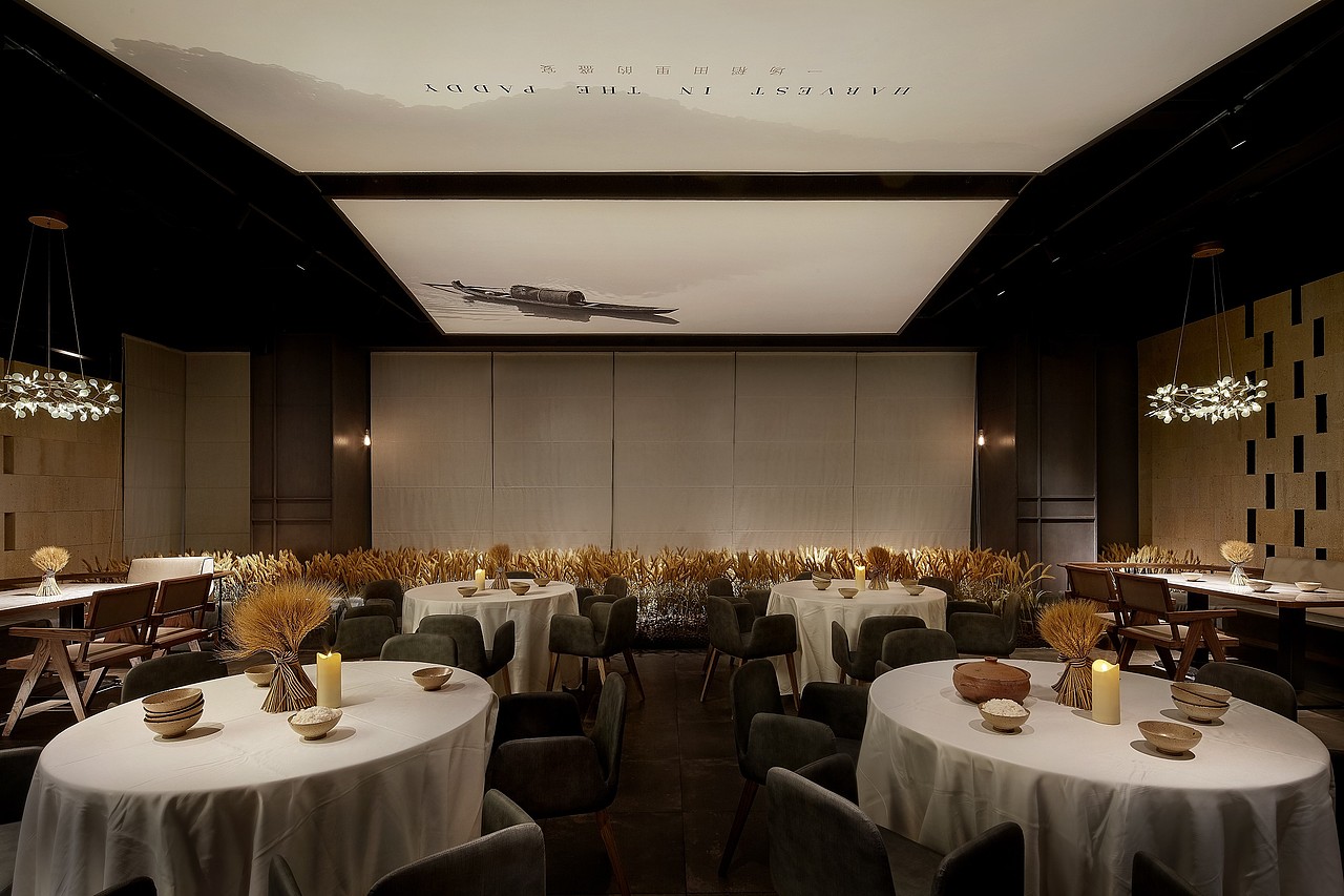 有山设计×湘颂 | 在稻田中享一席湘菜盛宴（图ZMzA5MjA4Mzg0） - 商业空间设计 - 站酷设计师有山设计原创素材 - 站酷ZCOOL