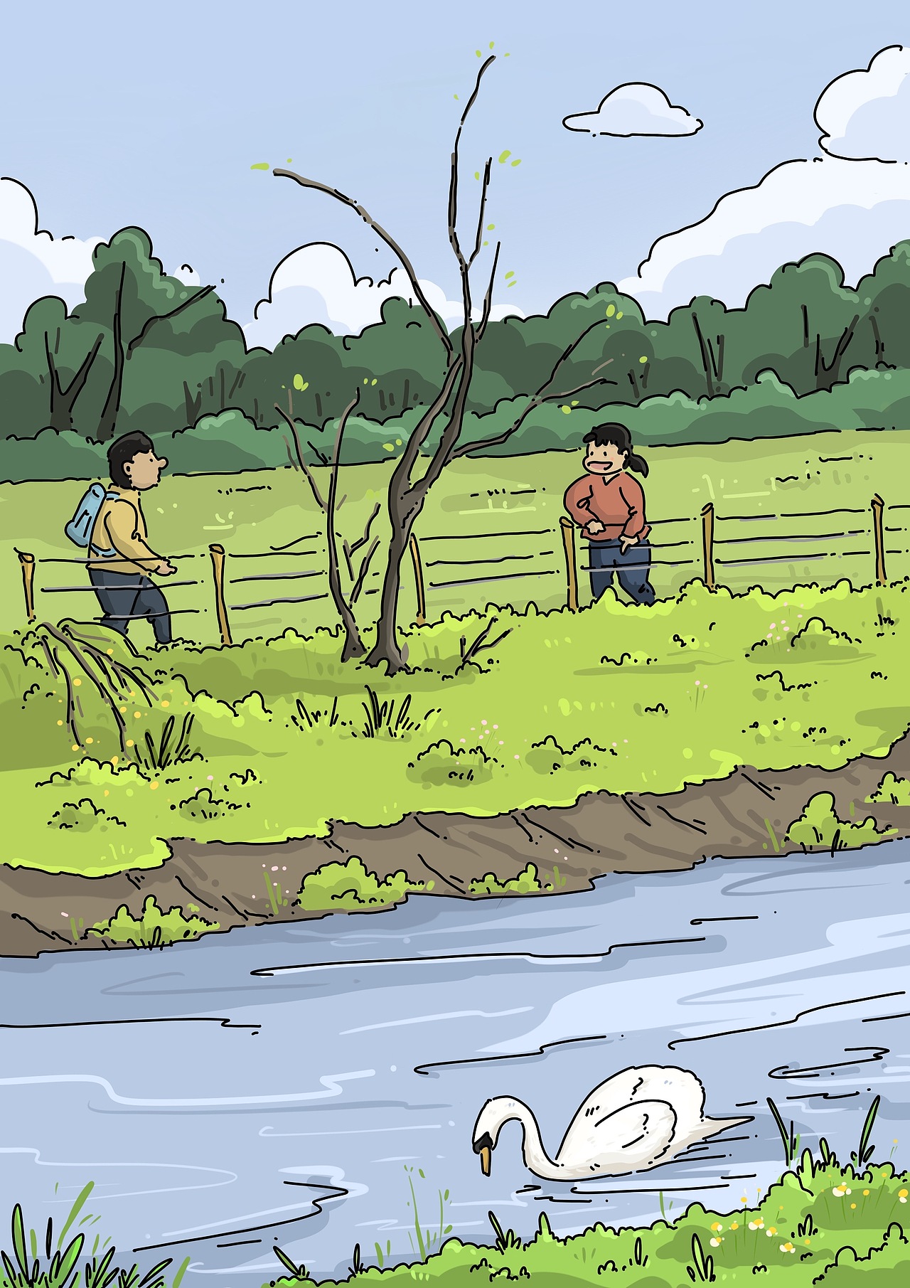 与咸鱼先生的游记（图ZMzE4NTI1NTcy） - 艺术插画 - 站酷设计师是有咸鱼的大苗耶原创素材 - 站酷ZCOOL