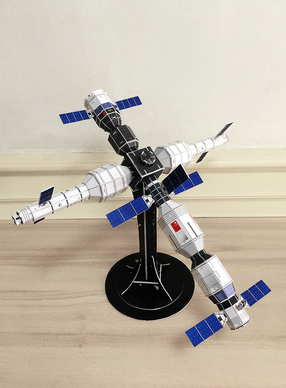 中国空间站 _立体拼图设计_玩具包装设计