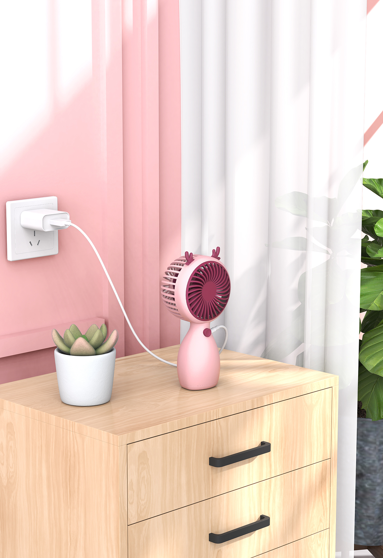 多色可爱小风扇