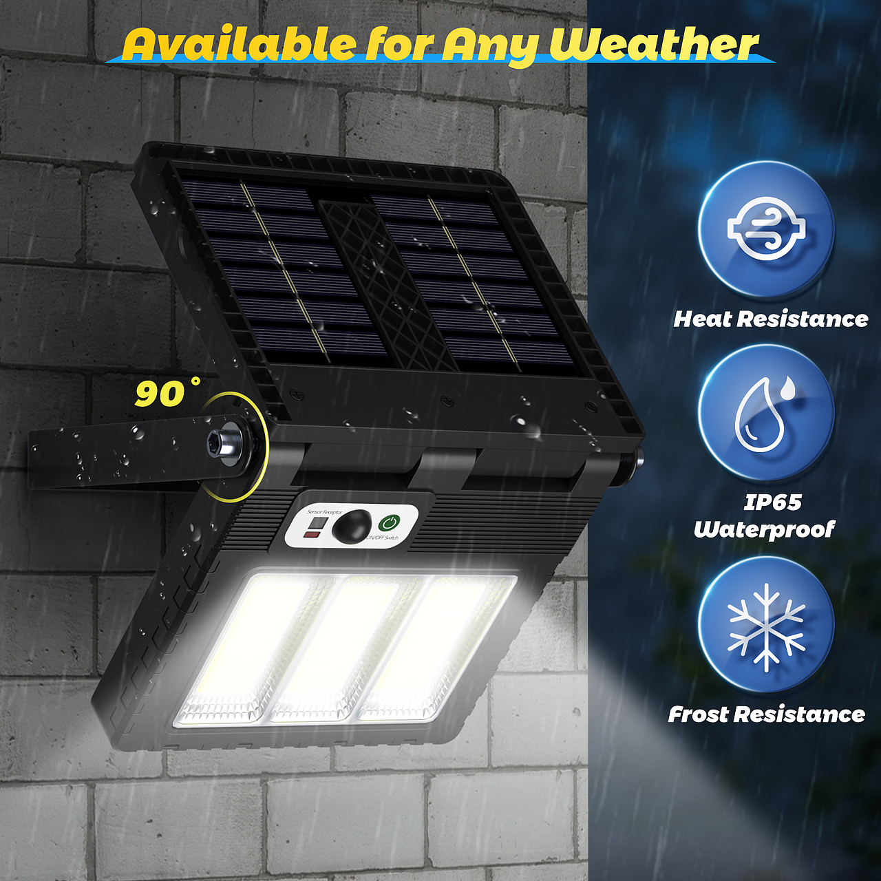 亚马逊太阳能工作灯C4D建模渲染