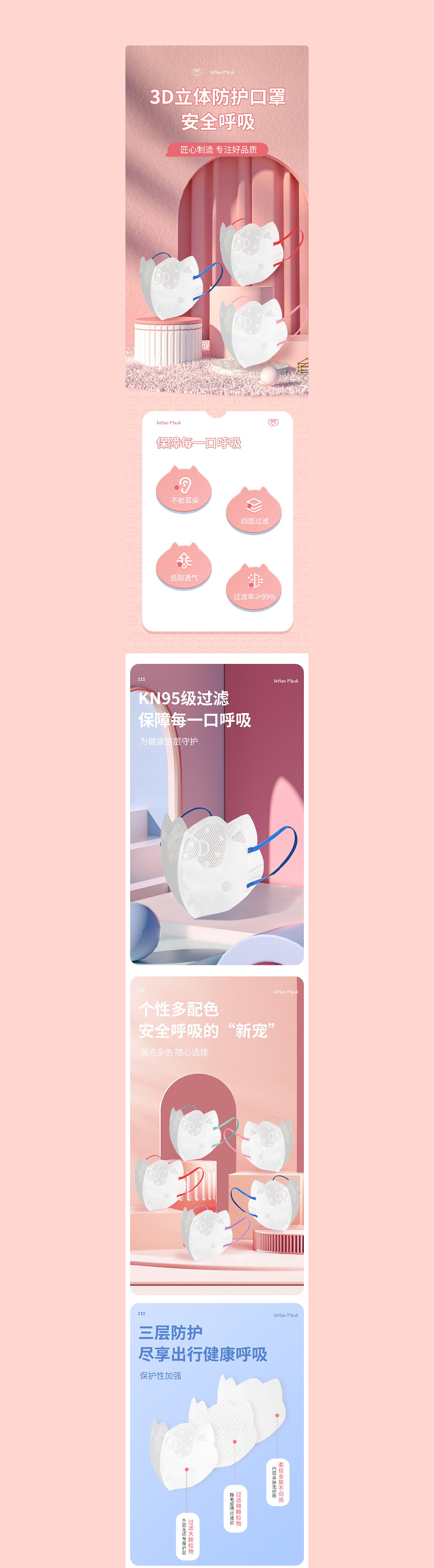 猫咪口罩详情页