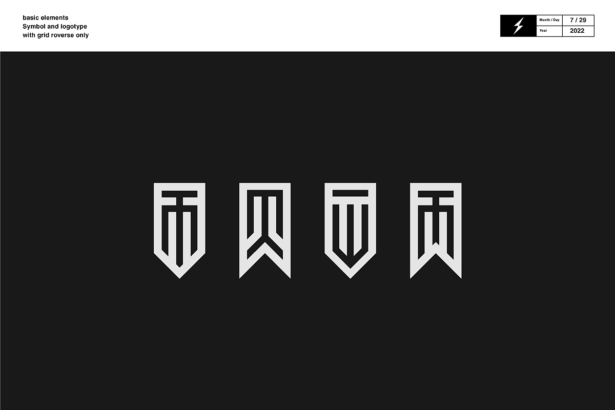 上海标准图形设计部之度量标准—旗帜标志图形设计logo