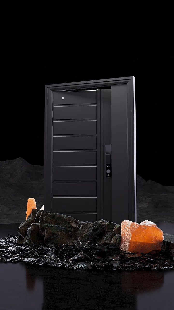 萤石DL50FVS门锁产品动画