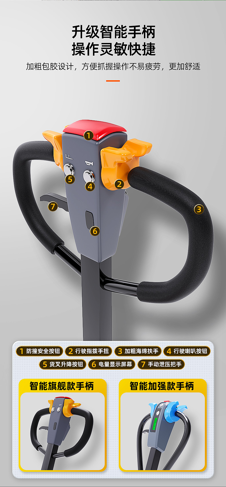 电动半电动叉车地牛详情