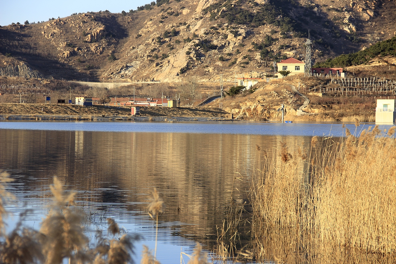茶山水库风雪后