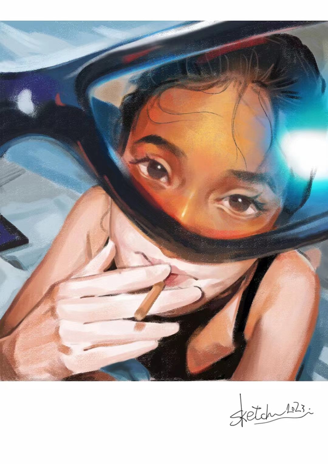 2023的拍立得画画日记（图ZMzQ0NzA5ODIw） - 创作习作 - 站酷设计师三个马念biao原创素材 - 站酷ZCOOL