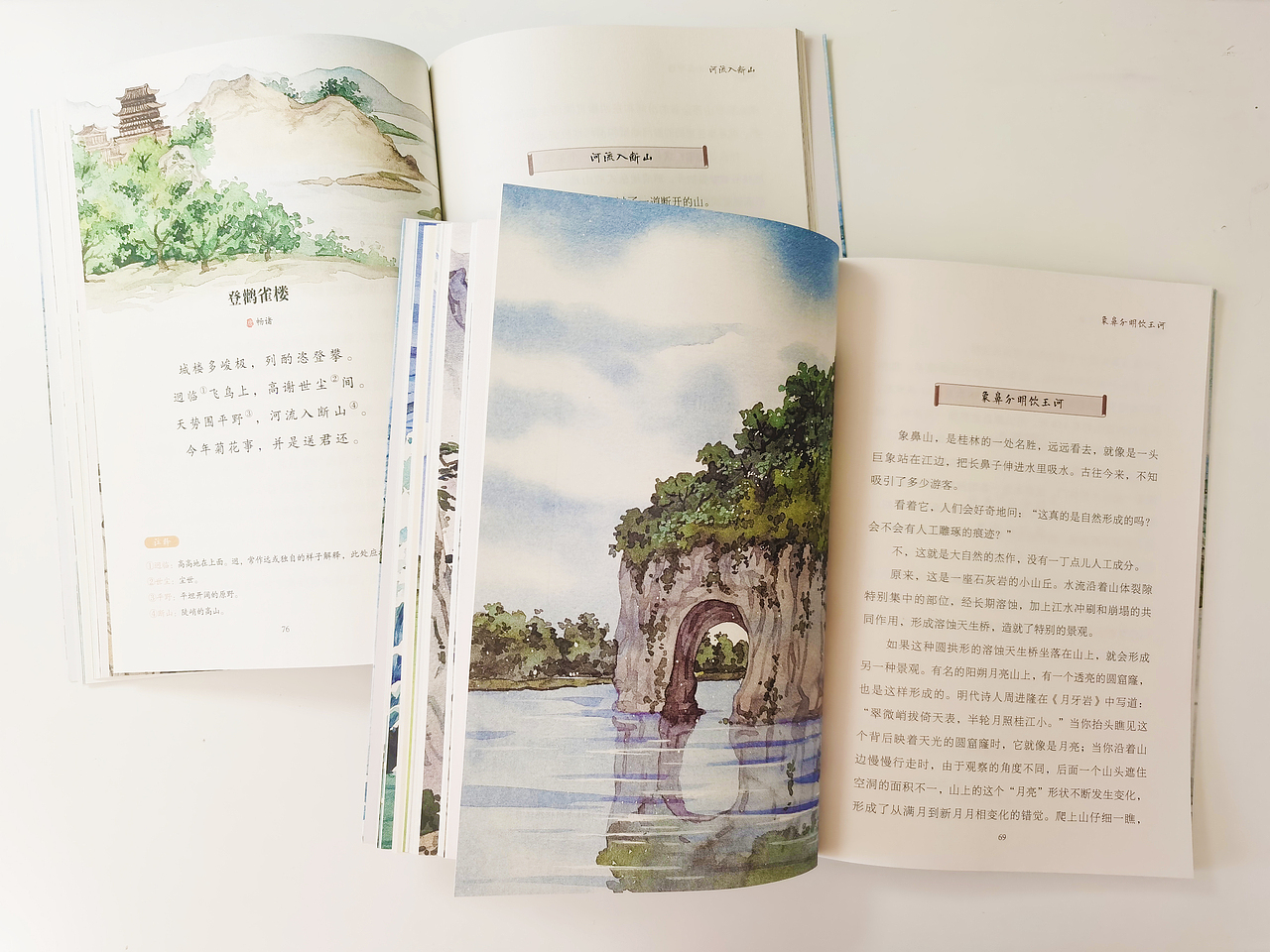 《古诗文中的科学》水彩插画配图(4)