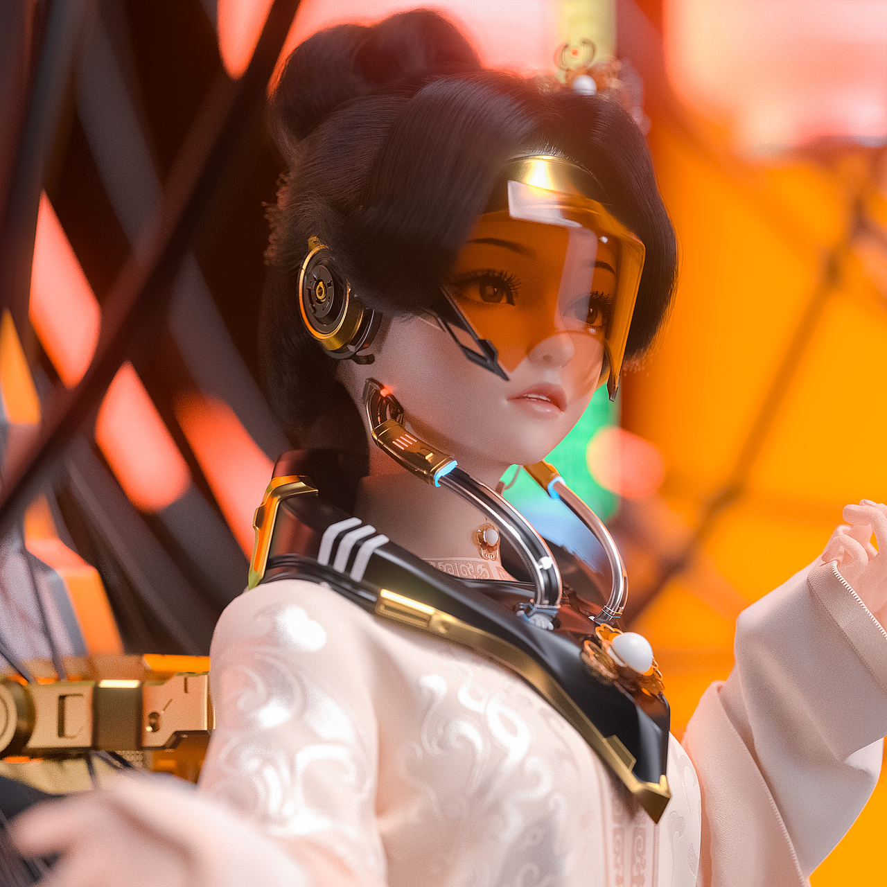 虚拟数字赛博朋克-小梦（图ZMzI1NDY1OTcy） - 人物/生物 - 站酷设计师ULTRA一MODERN原创素材 - 站酷ZCOOL