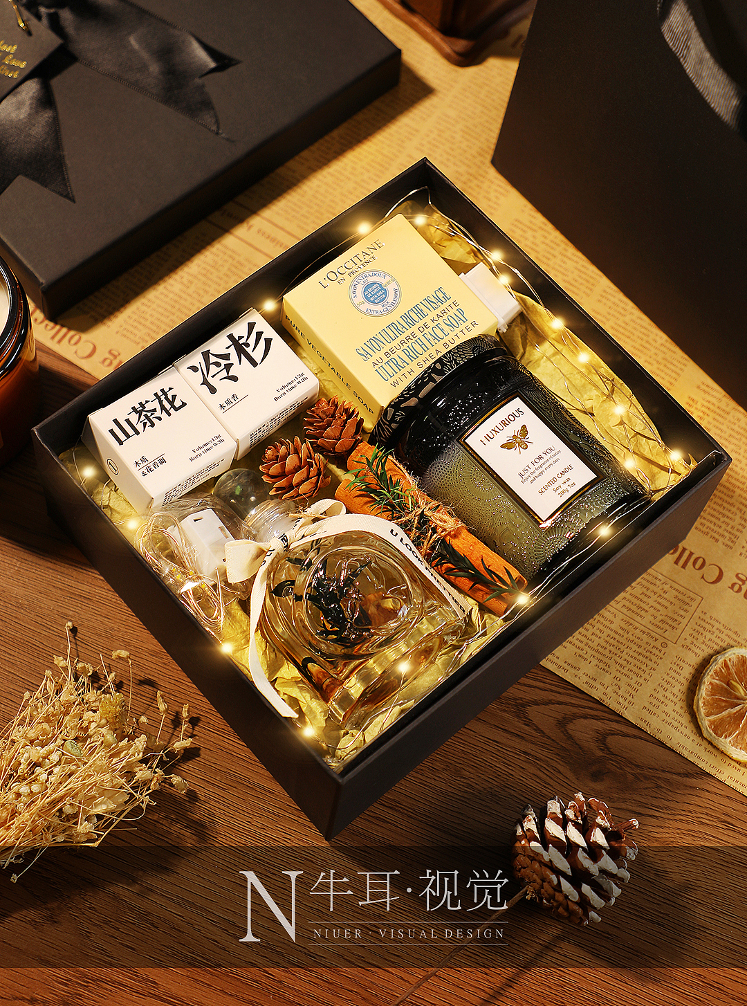 香薰礼盒拍摄 电商摄影 产品拍摄！（图ZMzY4OTI0NTk2） - 产品摄影 - 站酷设计师牛耳电商原创素材 - 站酷ZCOOL