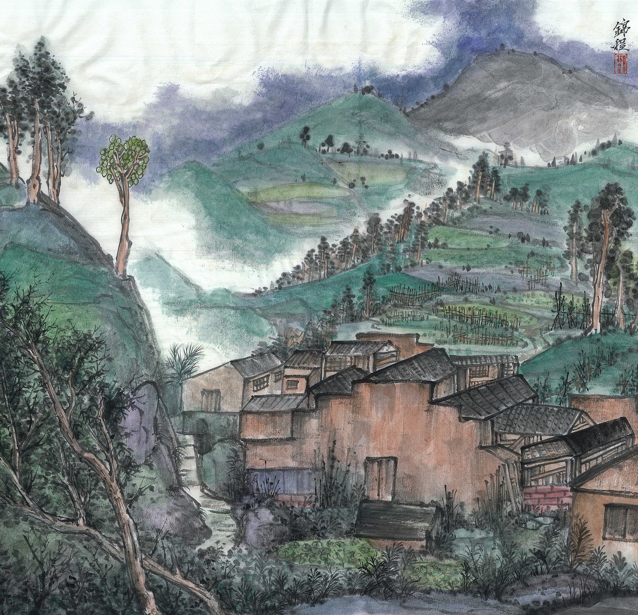 包含传统文人画风韵的岁寒三友(图ZMzYwMjk2ODY4) - 绘画 - 站酷设计师九四无影无踪原创素材 - 站酷ZCOOL