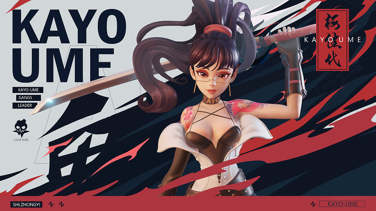 ZBrush模型雕刻-角色-梅佳代（图ZMzMxNjk1NDMy） - 人物/生物 - 站酷设计师S_ZY原创素材 - 站酷ZCOOL