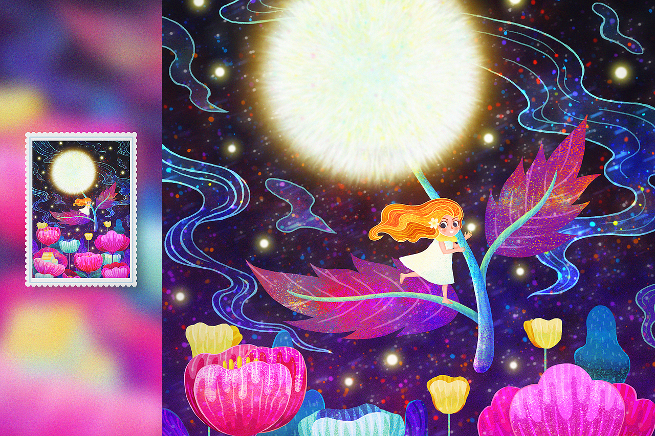 ~秘密花园系列插画——成长快乐~