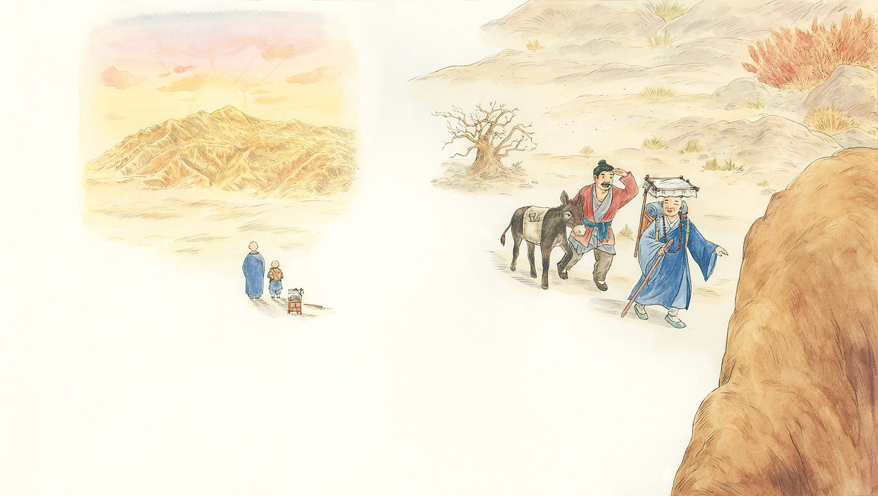 沙漠里的藏宝洞（图ZMzUwODM5MDI0） - 绘本 - 站酷设计师晓茑原创素材 - 站酷ZCOOL