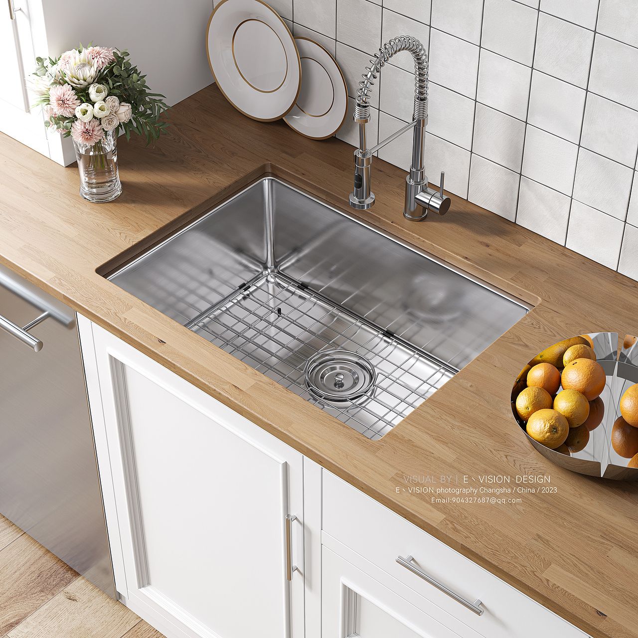 不锈钢水槽 表现（图ZMzUzMjY5NTAw） - 产品 - 站酷设计师E颗糖丶原创素材 - 站酷ZCOOL