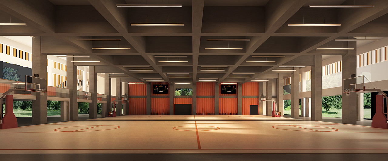 空间效果图打卡|鹤山职院