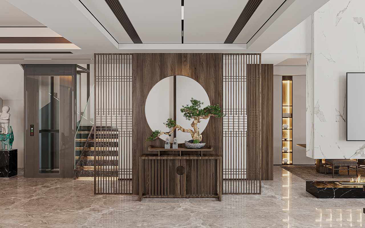 意境·久居樊笼里，复得返自然——新中式