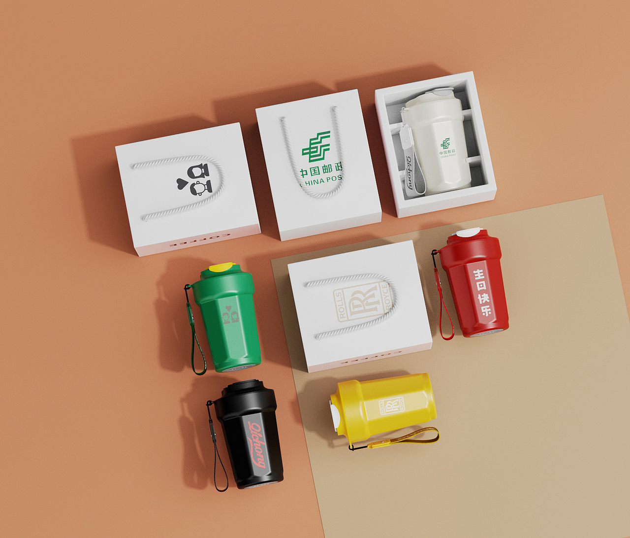 八角咖啡杯三款详情