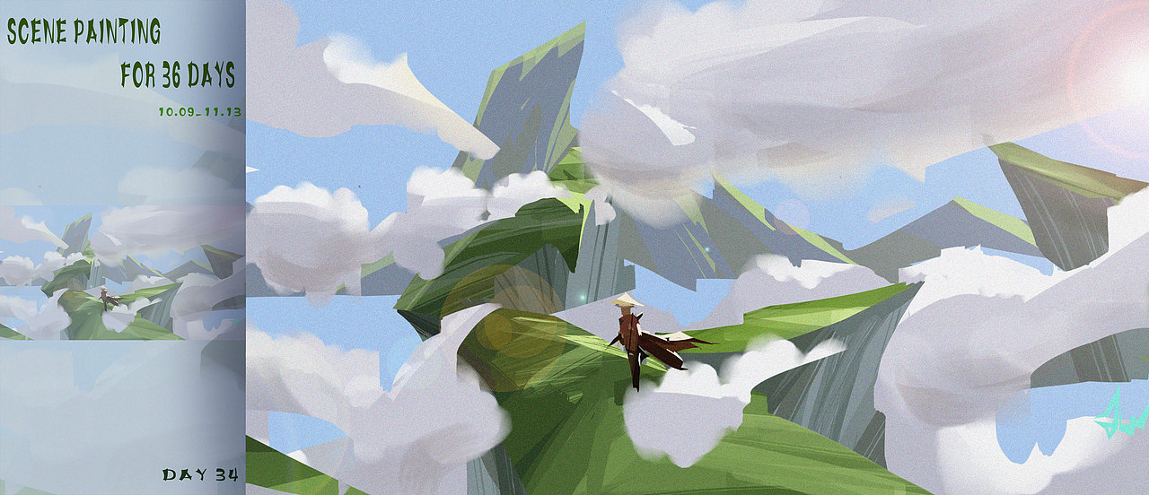 36天场景速途练习打卡（图ZMzIyOTIxNTI0） - 游戏原画 - 站酷设计师JW733原创素材 - 站酷ZCOOL