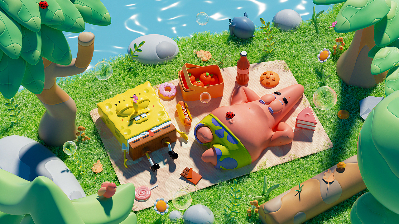 C4D学员-日常练习作品 03(图ZMjk3MTE4ODY0) - 其他三维 - 站酷设计师C4D杨帆原创素材 - 站酷ZCOOL