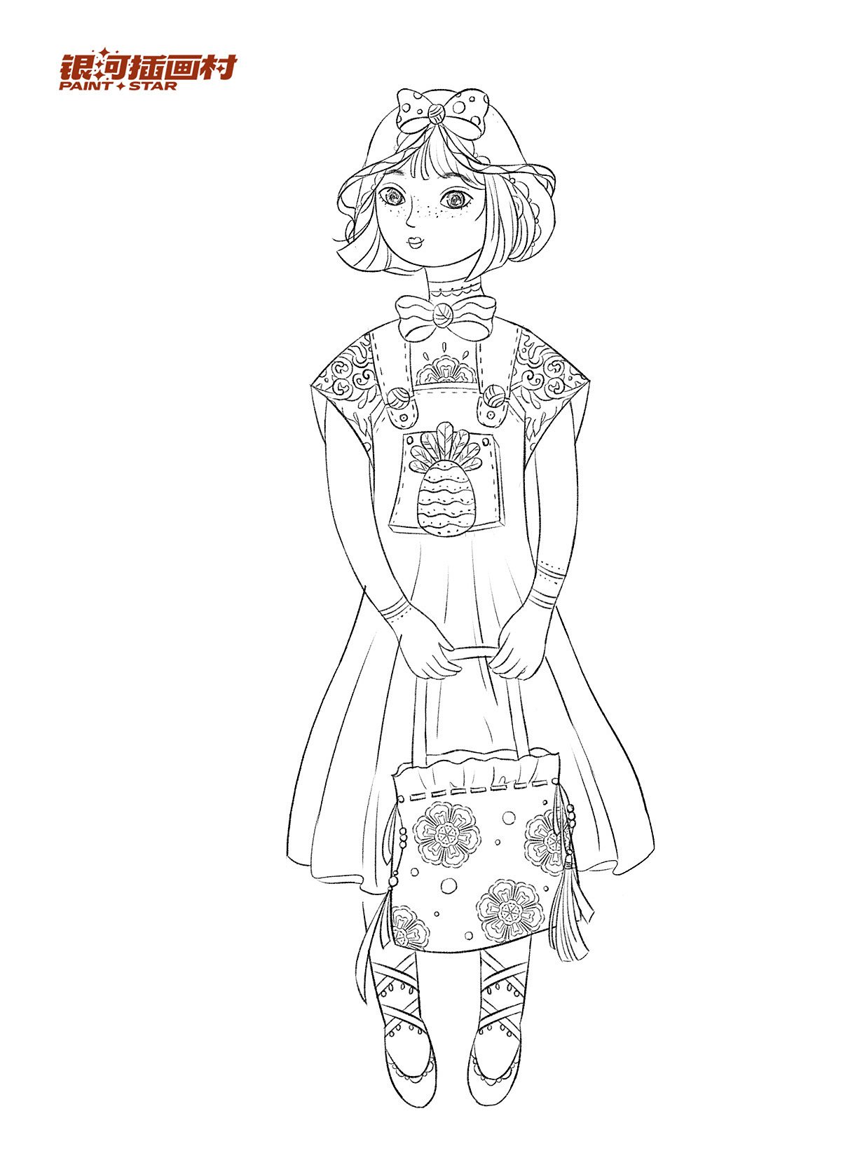 【国风线性插画】近期国潮插画小结