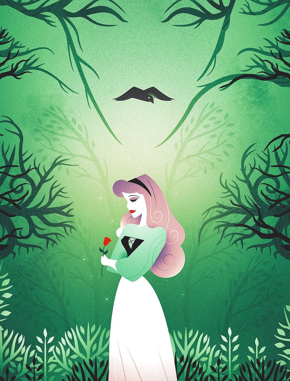 三口设计平面设计分享 迪士尼反派海报插画设计（图ZMzQ0MjE5NTc2） - 海报 - 站酷设计师安徽三口设计原创素材 - 站酷ZCOOL