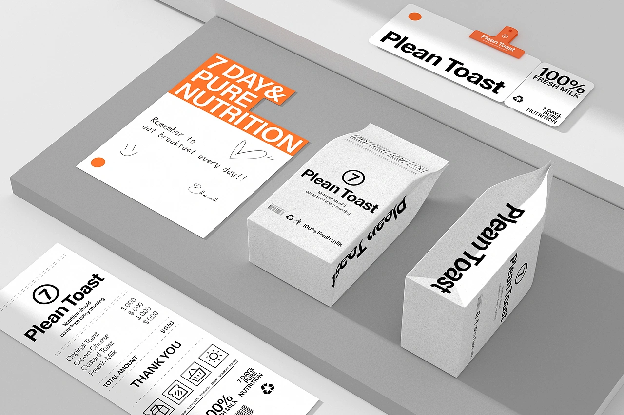 Plean Toast 早餐吐司-餐饮策略视觉设计