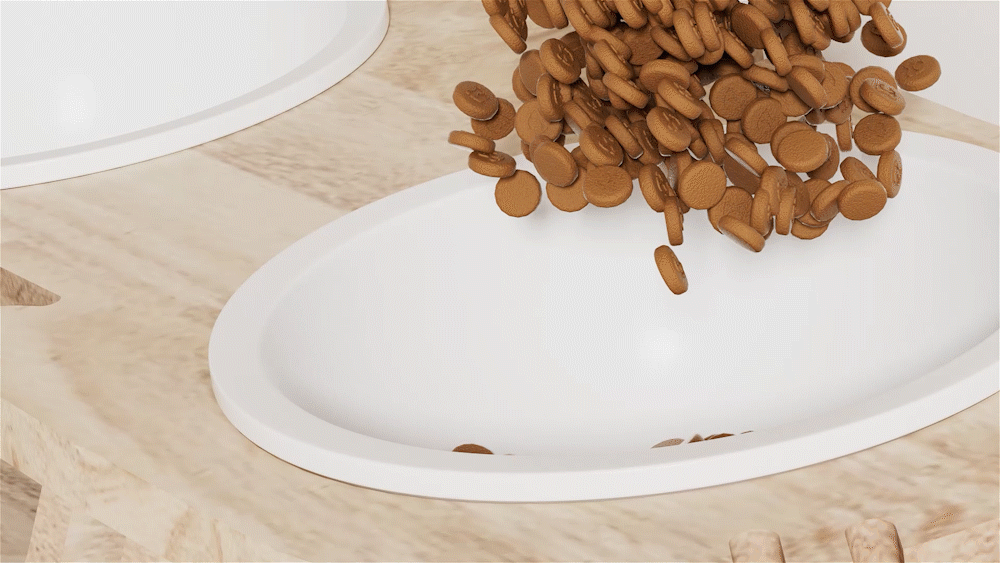 木制宠物猫碗产品动画（图ZMzQwNTg2MzA0） - 产品 - 站酷设计师阿玛贴阿丝原创素材 - 站酷ZCOOL