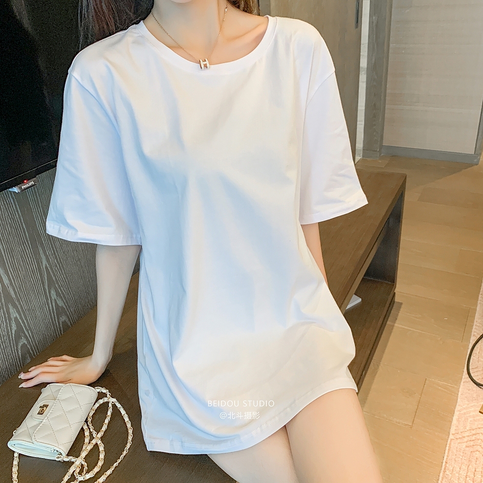 模特小美 酒店T恤拍摄 打底衣拍摄