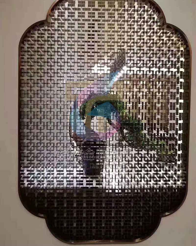 中式不锈钢屏风花格厂家定制